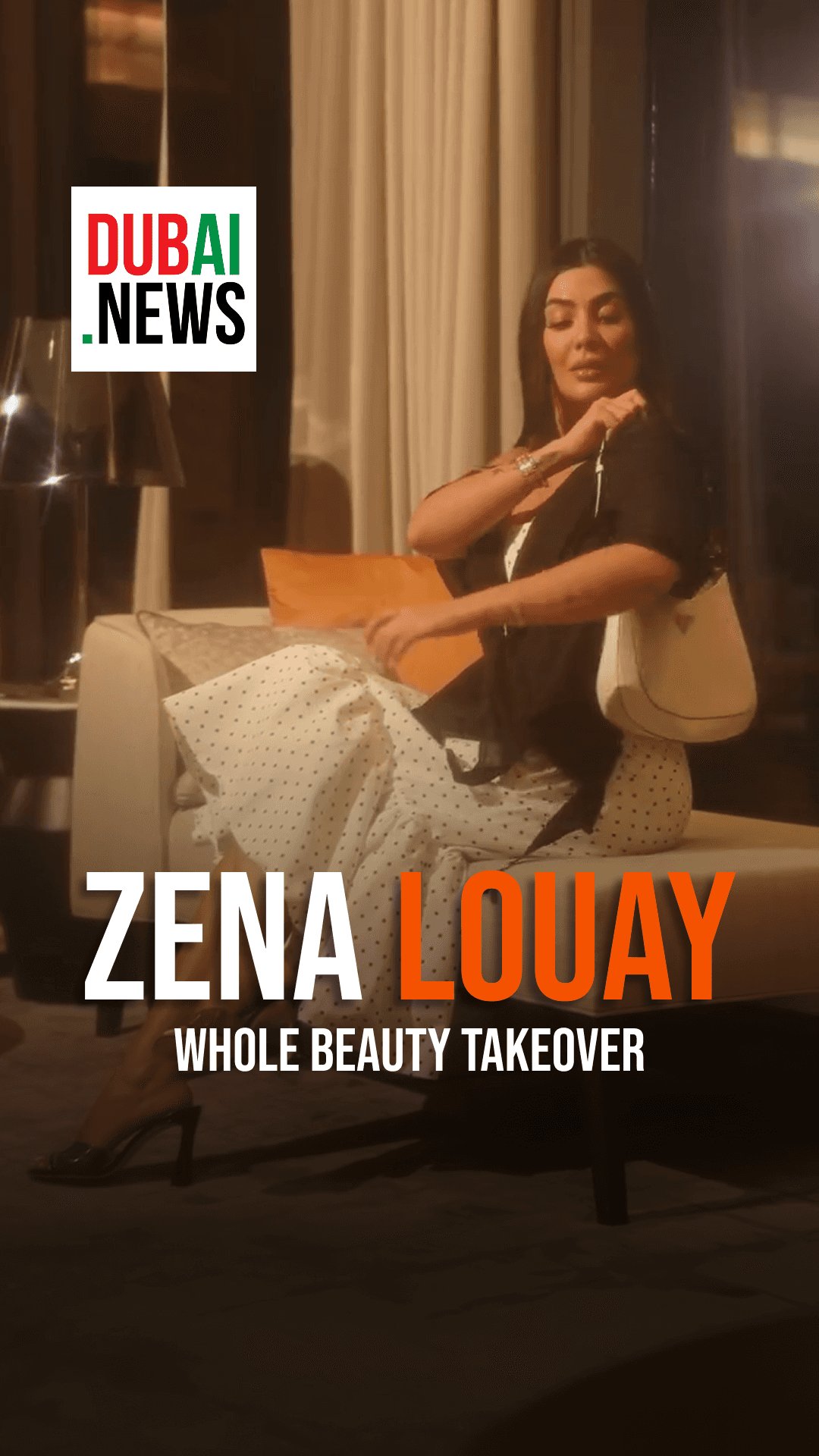 Zena Louay Showcases Clé de Peau Beauté's Brightening Serum in Luxury Beauty Takeover
