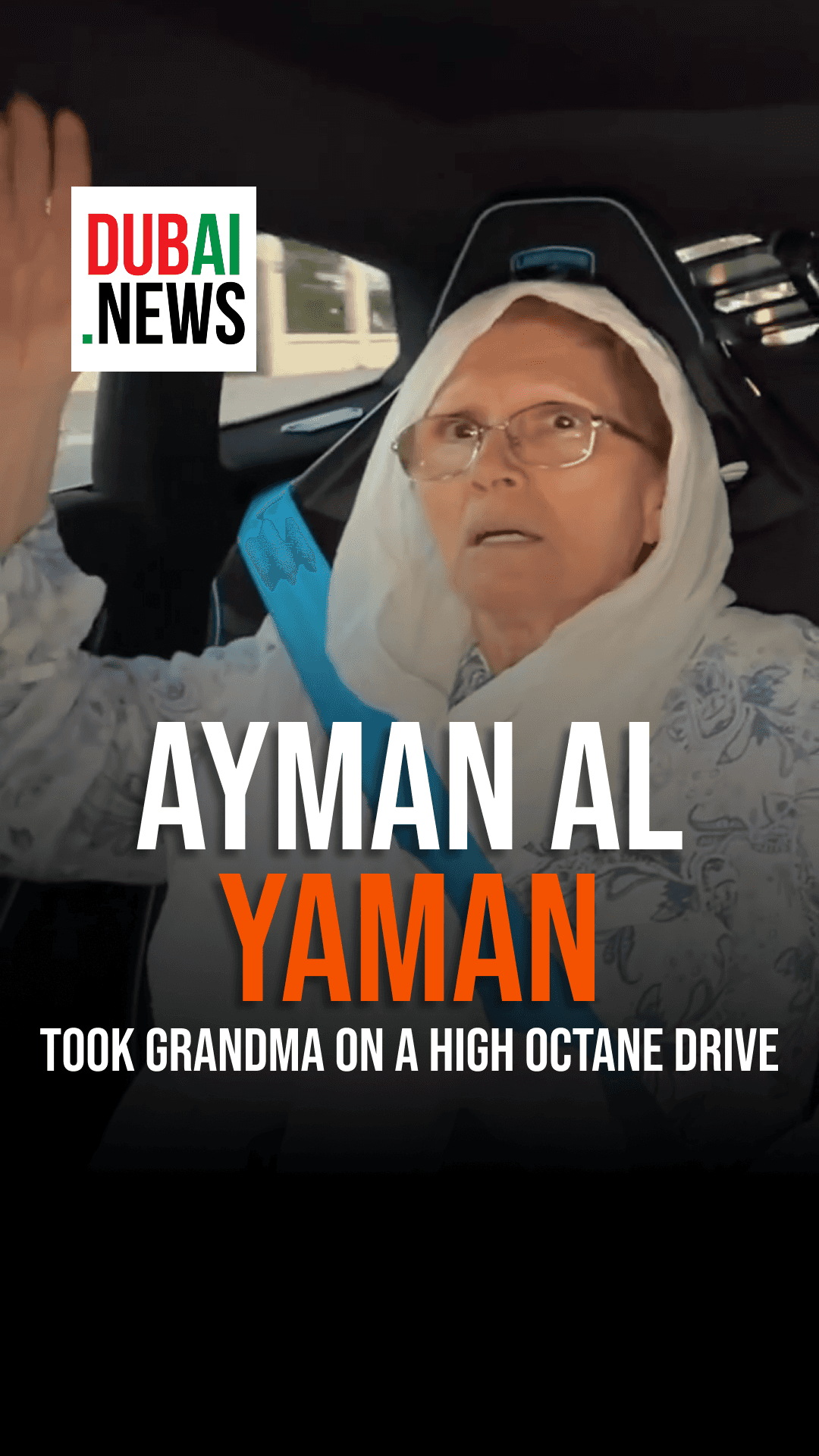 Ayman Al Yaman Takes Grandma for a High-Speed Ride and Her Reaction Is Priceless