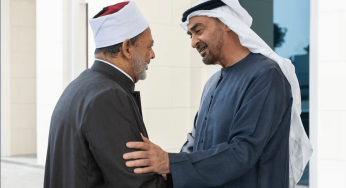 President Sheikh Mohamed and Grand Imam of Al Azhar Discuss Co-Existence and Peace