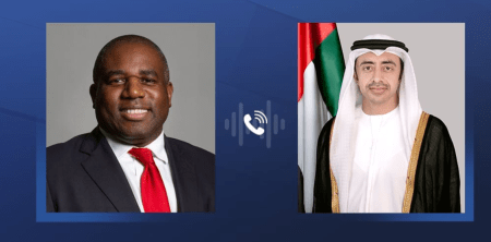 Abdullah bin Zayed Congratulates New UK Foreign Secretary, Discusses Bilateral Relations