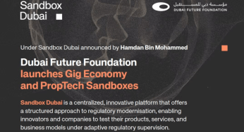 Dubai Future Foundation Unveils Gig Economy and PropTech Sandboxes to Drive Innovation