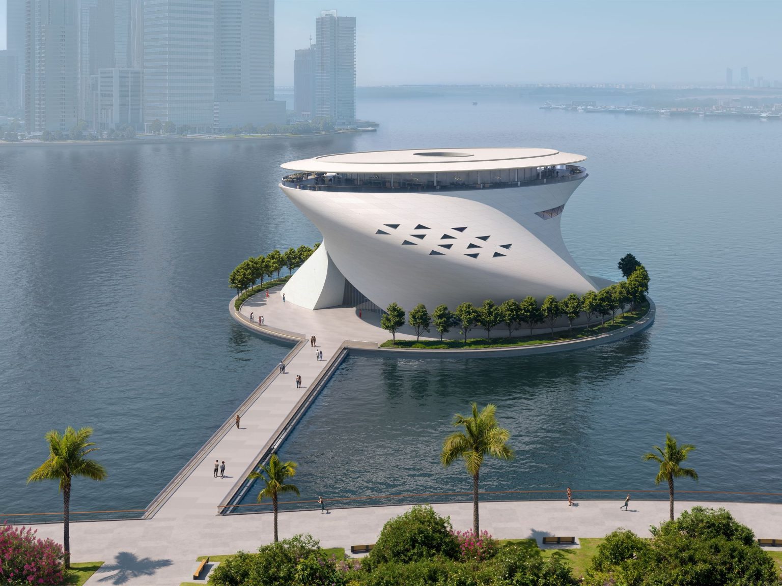 Sheikh Mohammed Unveils Dubai’s Floating Museum of Art Above Dubai Creek Dubai Museum of Art, DUMA