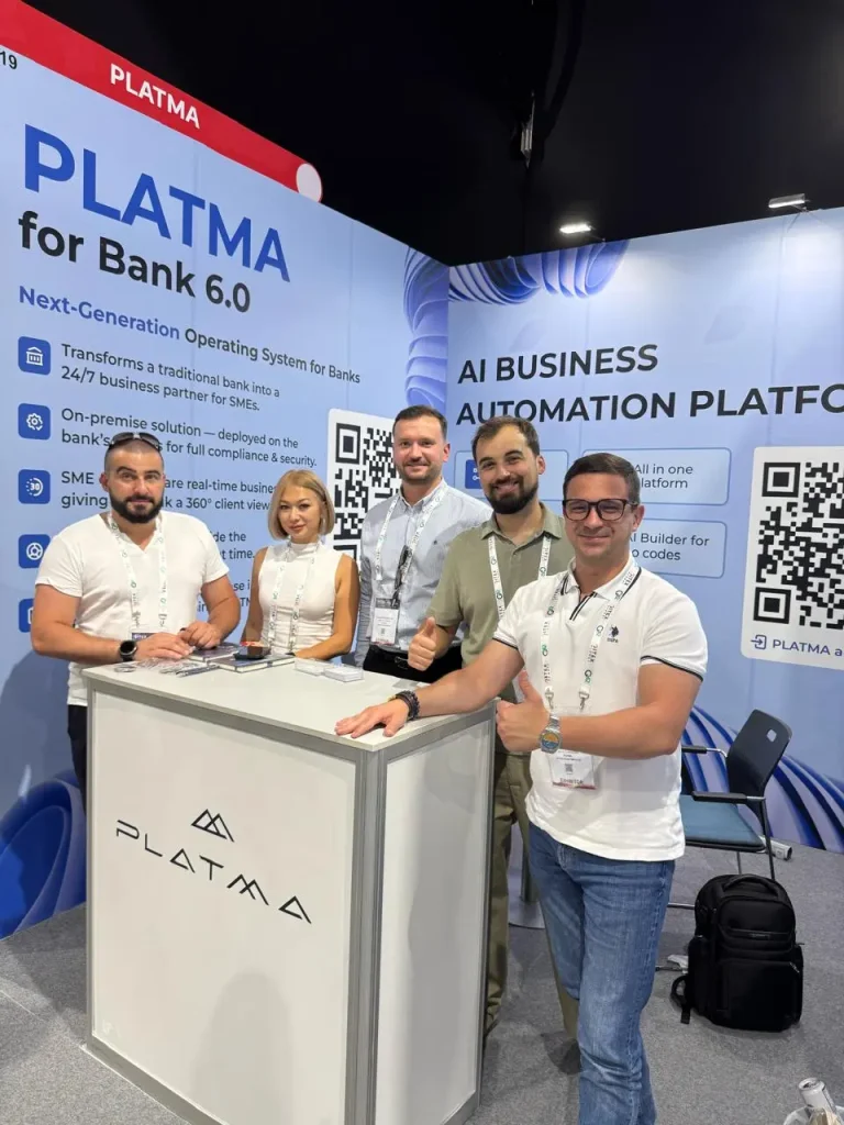 PLATMA showcases its AI-powered no-code automation platform at GITEX 2025 in Dubai, highlighting innovations in banking and enterprise digital transformation.