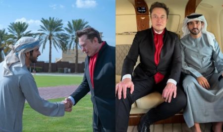 Shaikh hamdan and Elon Musk