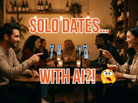 NYC’s New Dating Spot Lets You Bring Your AI “Bae” — Would You Sit Alone for Love?