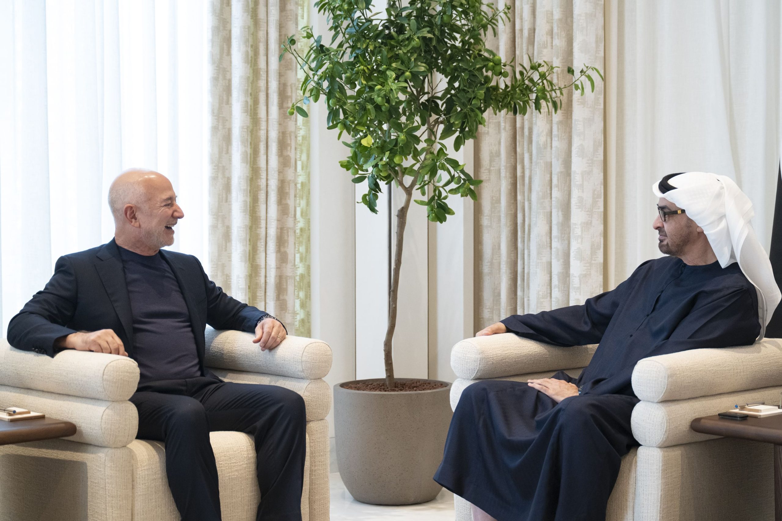 mohamed bin zayed and amazon founder