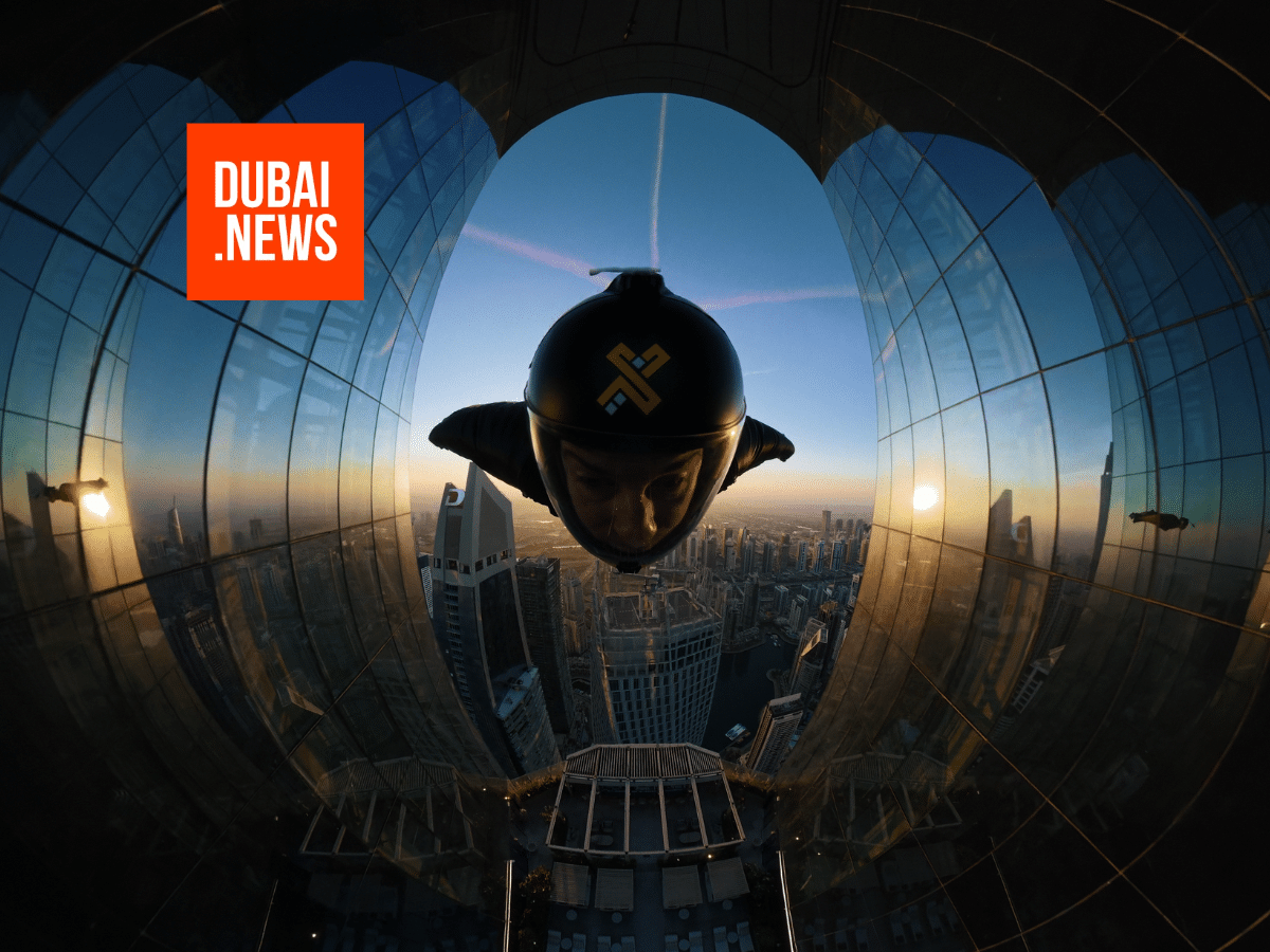 World’s Tallest Hotel Opens in Dubai with Insane Wingsuit Fly-Through Stunt