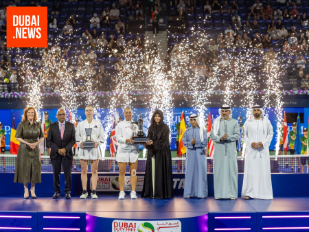 Dubai Welcomes Tennis Elite as Sheikha Latifa Presents Trophies