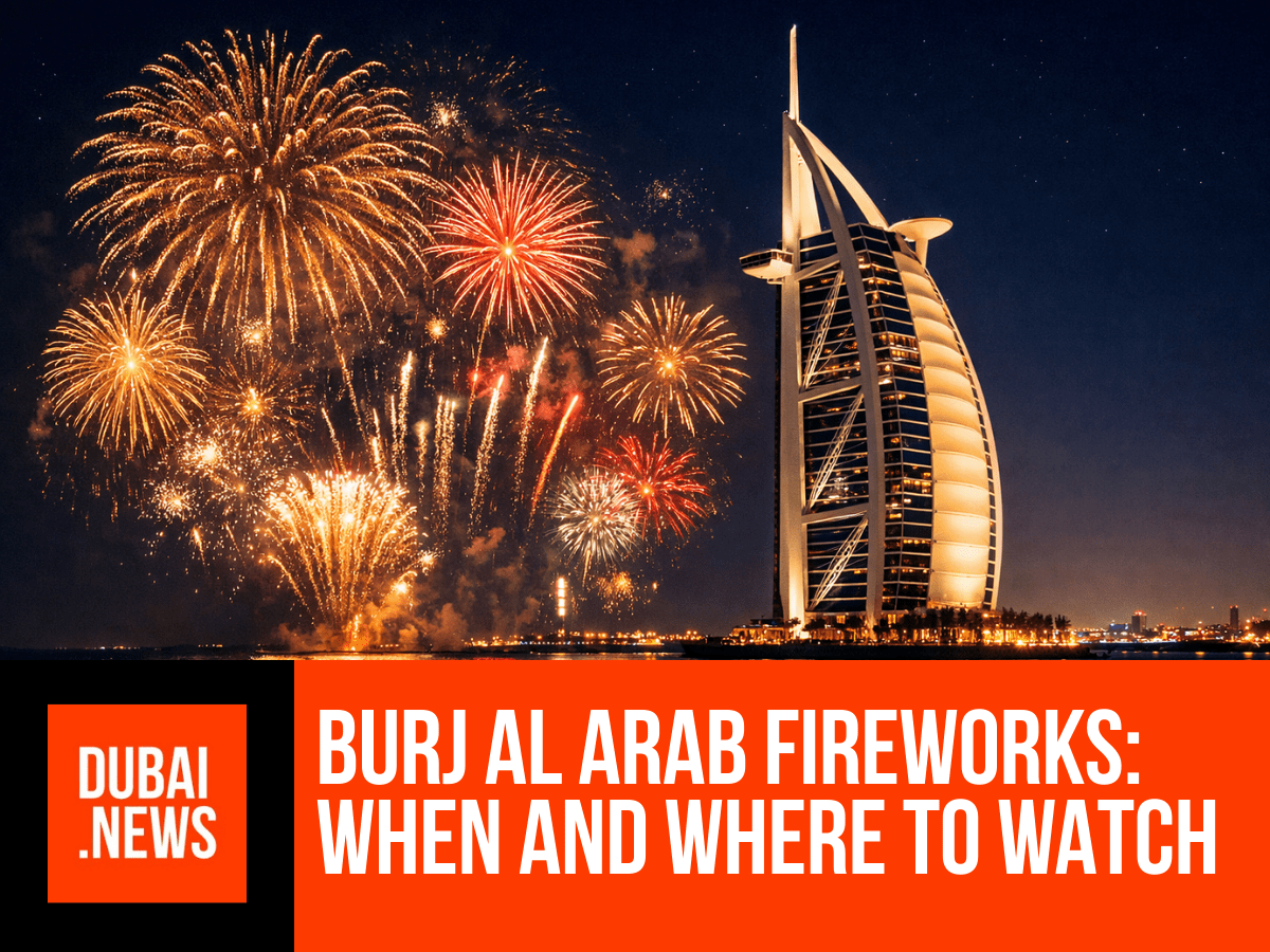 Burj Al Arab Fireworks: When and Where to Watch Burj Al Arab