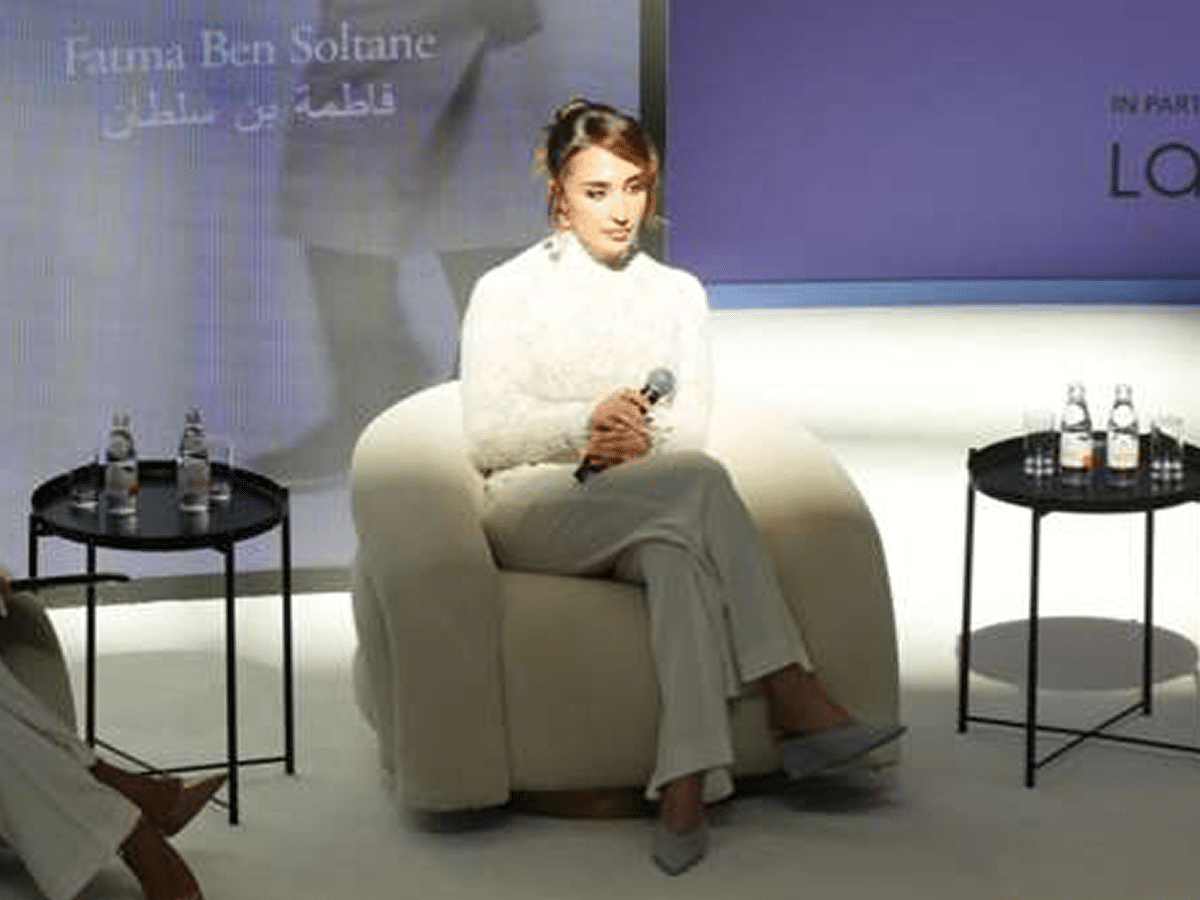 Sara Charif Delivered High-Fashion Runway Presence at Dubai Mall Masterclass