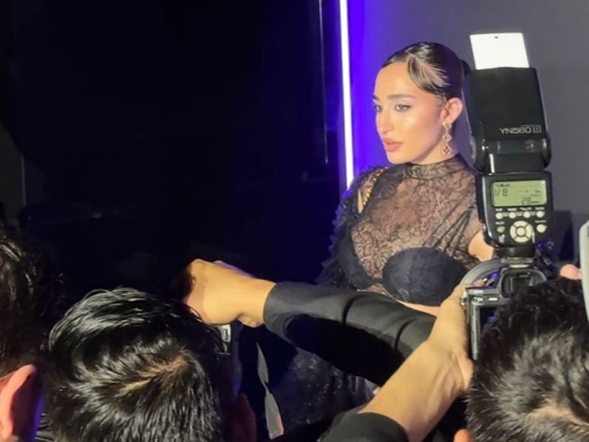 Global Fashion Awards Red Carpet Lights Stayed Fixed on Sara Charif All Night