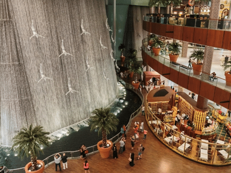Dubai Mall Waterfall